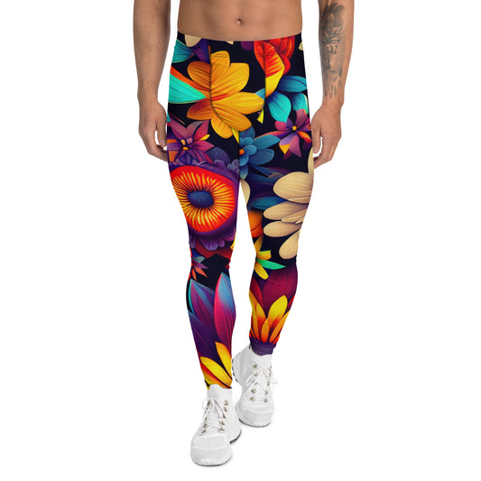 DMV 0080 Floral Men's Leggings