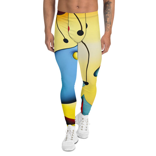 DMV 0098 Retro Art Men's Leggings