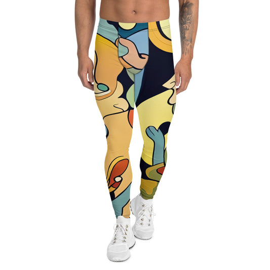 DMV 0242 Retro Art Men's Leggings