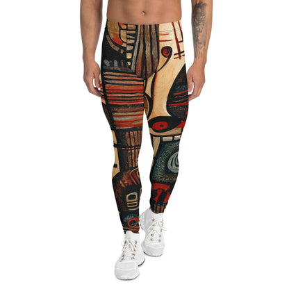 DMV 0256 Retro Art Men's Leggings