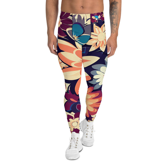 DMV 0253 Floral Men's Leggings