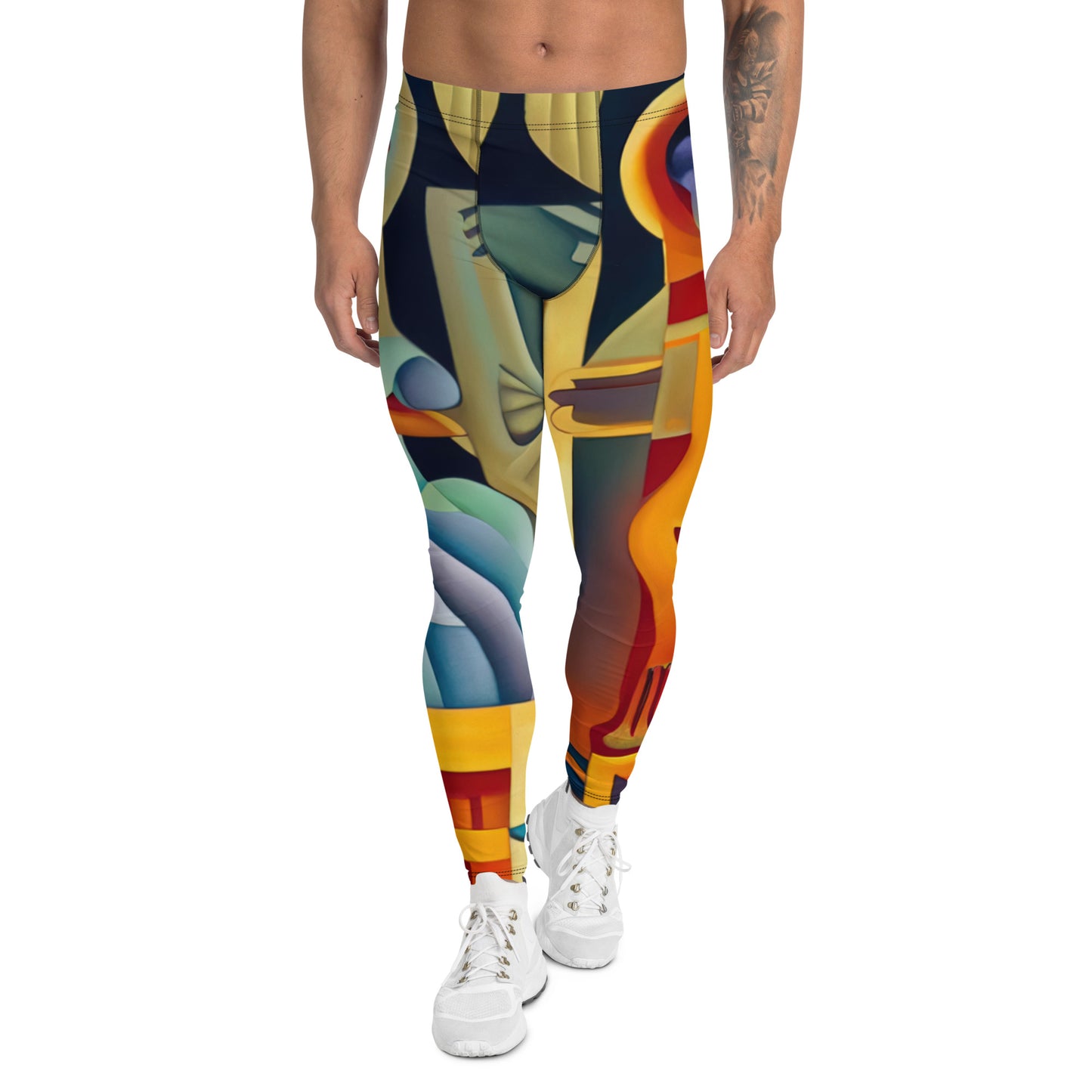 DMV 0237 Retro Art Men's Leggings