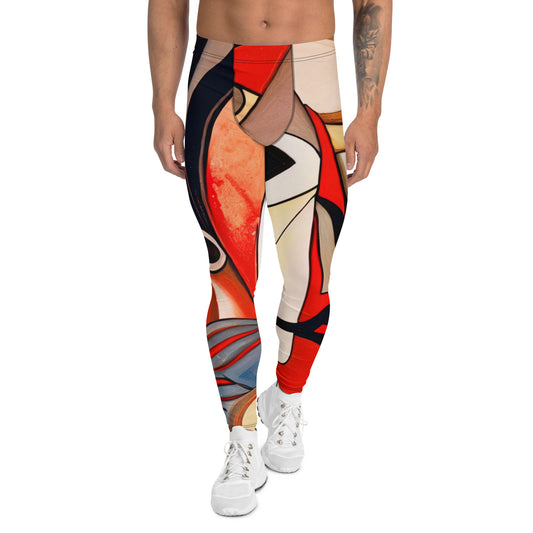 DMV 0214 Retro Art Men's Leggings