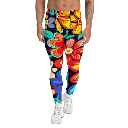 DMV 0257 Floral Men's Leggings