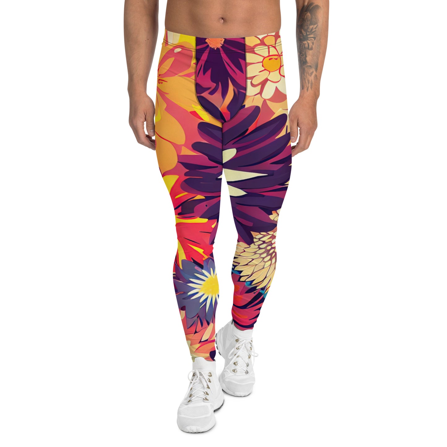 DMV 0097 Floral Men's Leggings