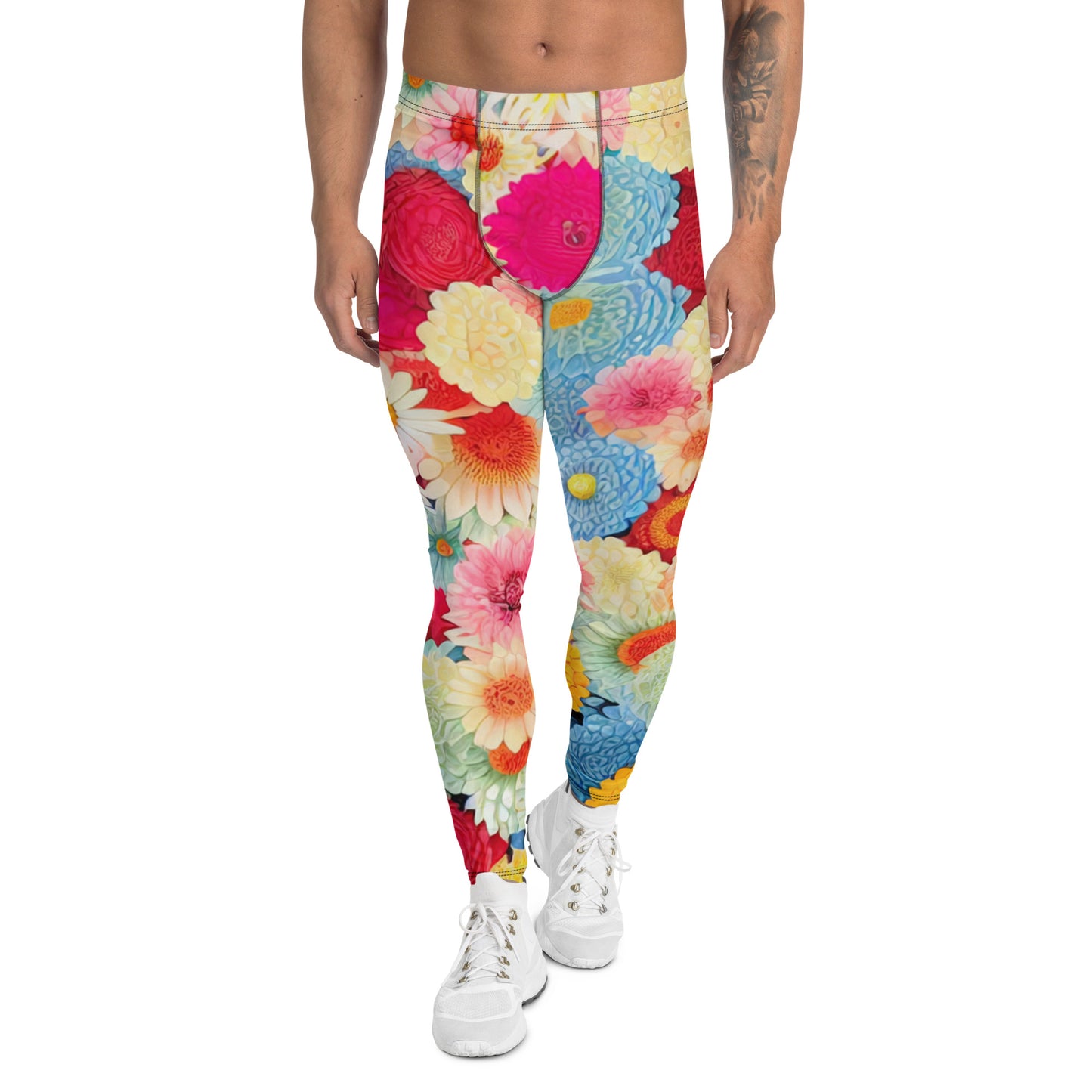 DMV 0106 Floral Men's Leggings