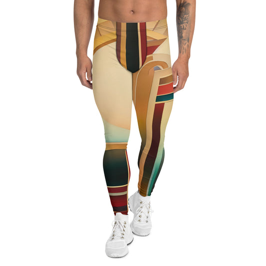 DMV 0165 Retro Art Men's Leggings