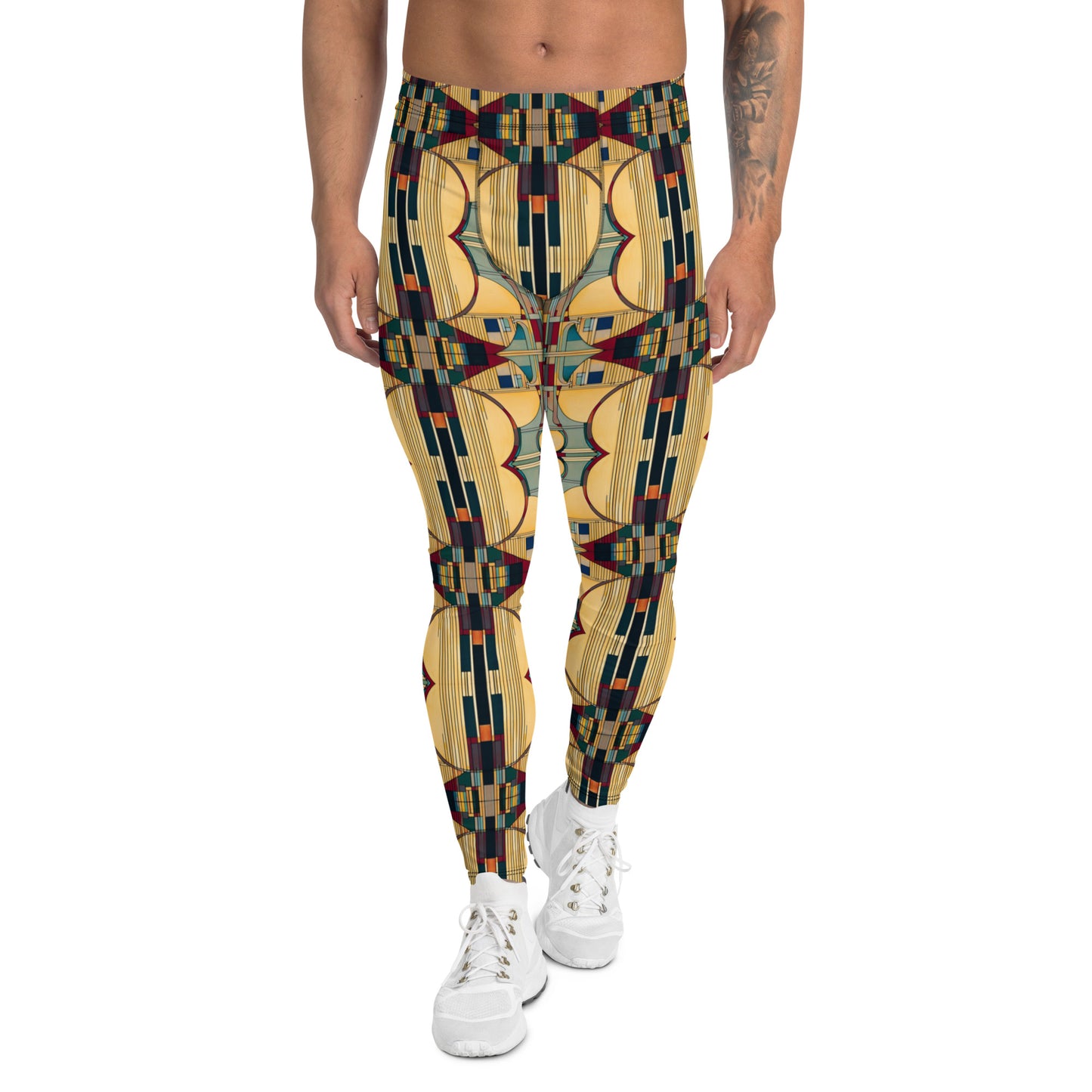 DMV 0224 Geo Boho Men's Leggings