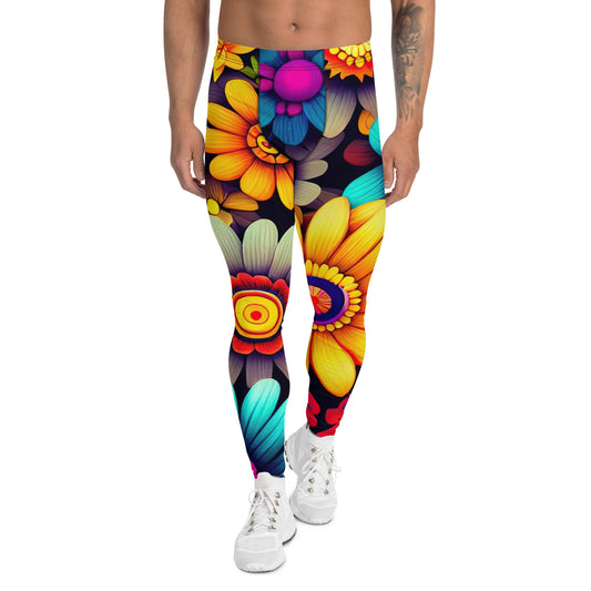 DMV 0158 Floral Men's Leggings