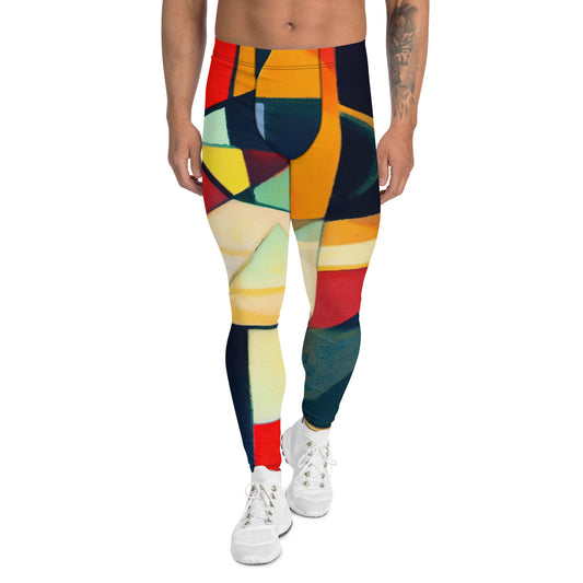 DMV 0096 Abstract Art Men's Leggings