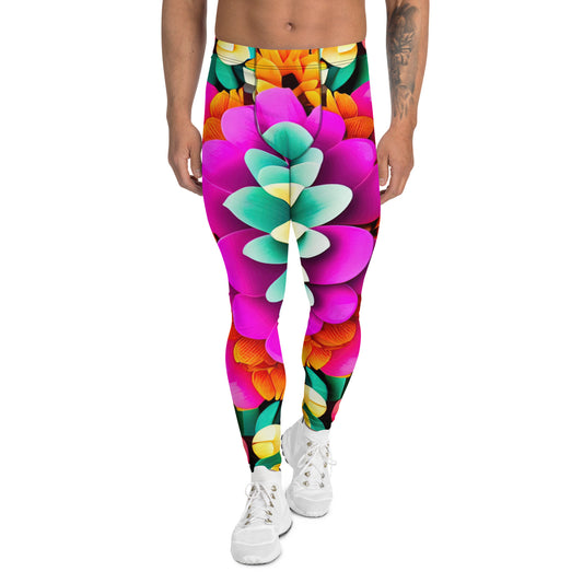 DMV 0250 Floral Men's Leggings