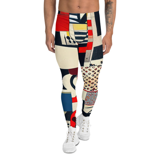 DMV 0141 Retro Art Men's Leggings