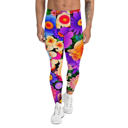 DMV 0309 Floral Men's Leggings