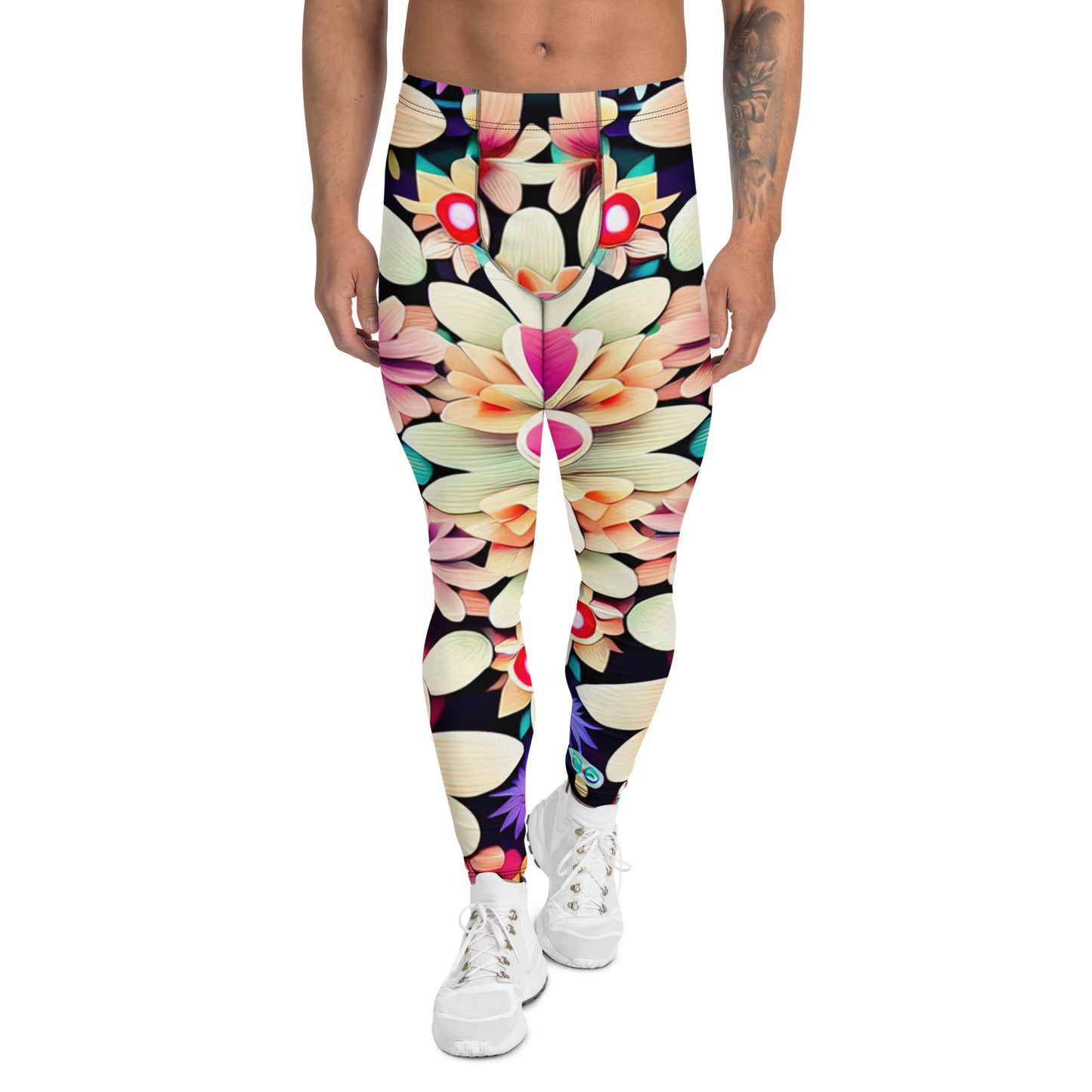 DMV 0307 Floral Men's Leggings