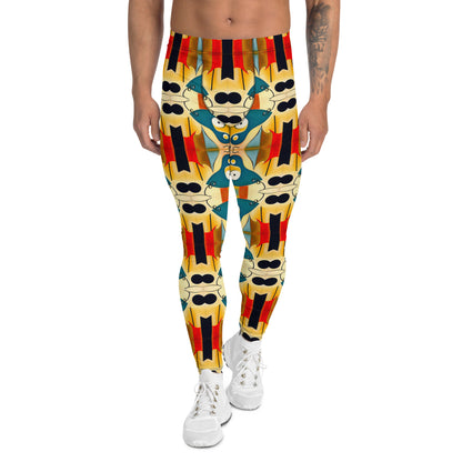 DMV 1526 Vintage Artsy Men's Leggings