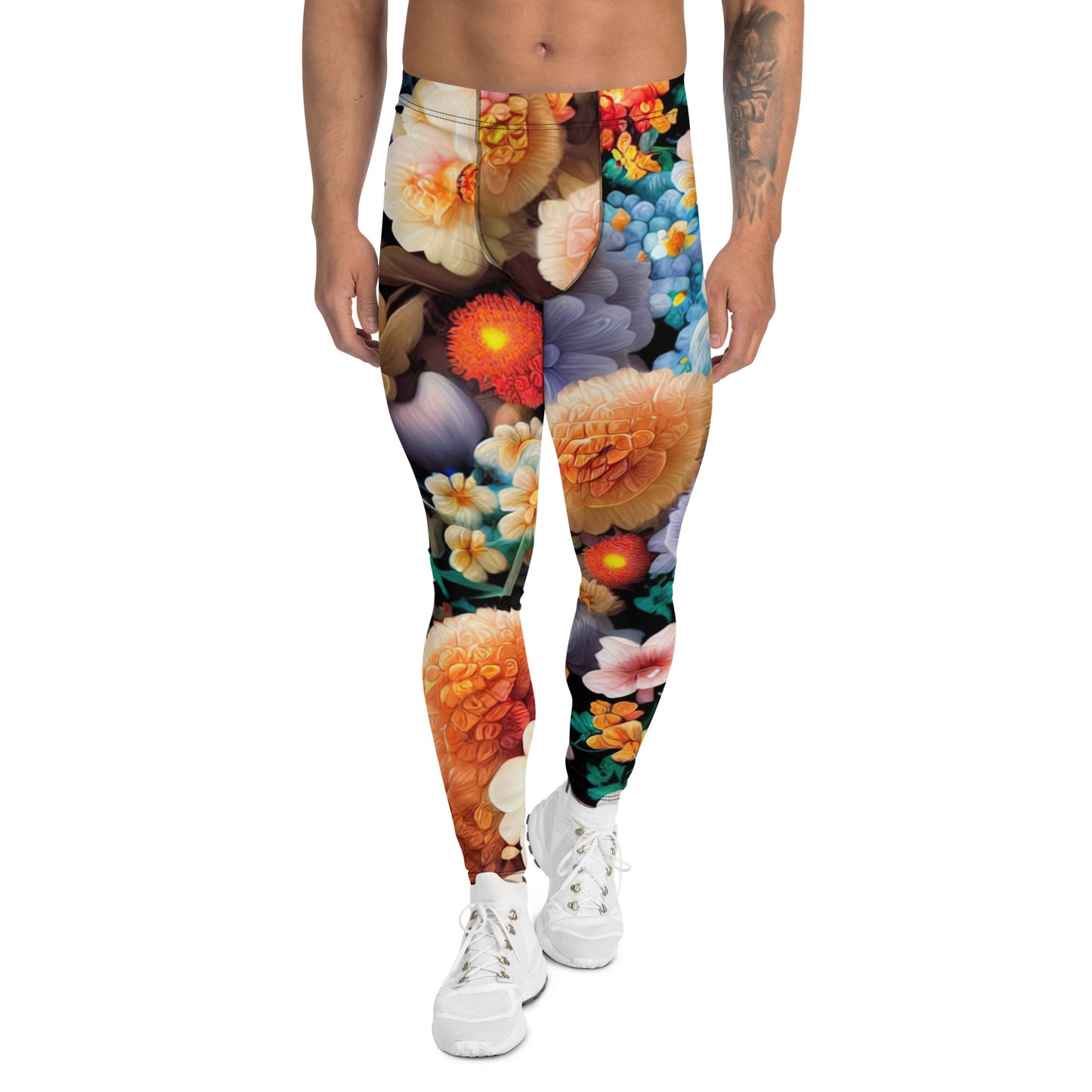 DMV 0302 Floral Men's Leggings