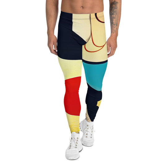 DMV 1356 Retro Art Men's Leggings