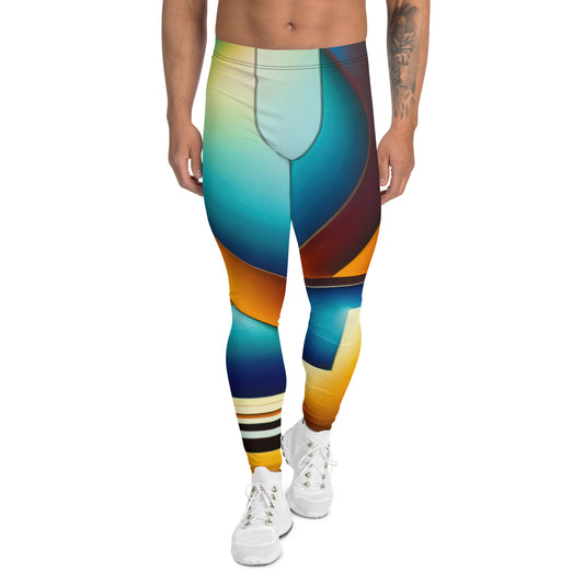 DMV 0151 Retro Art Men's Leggings