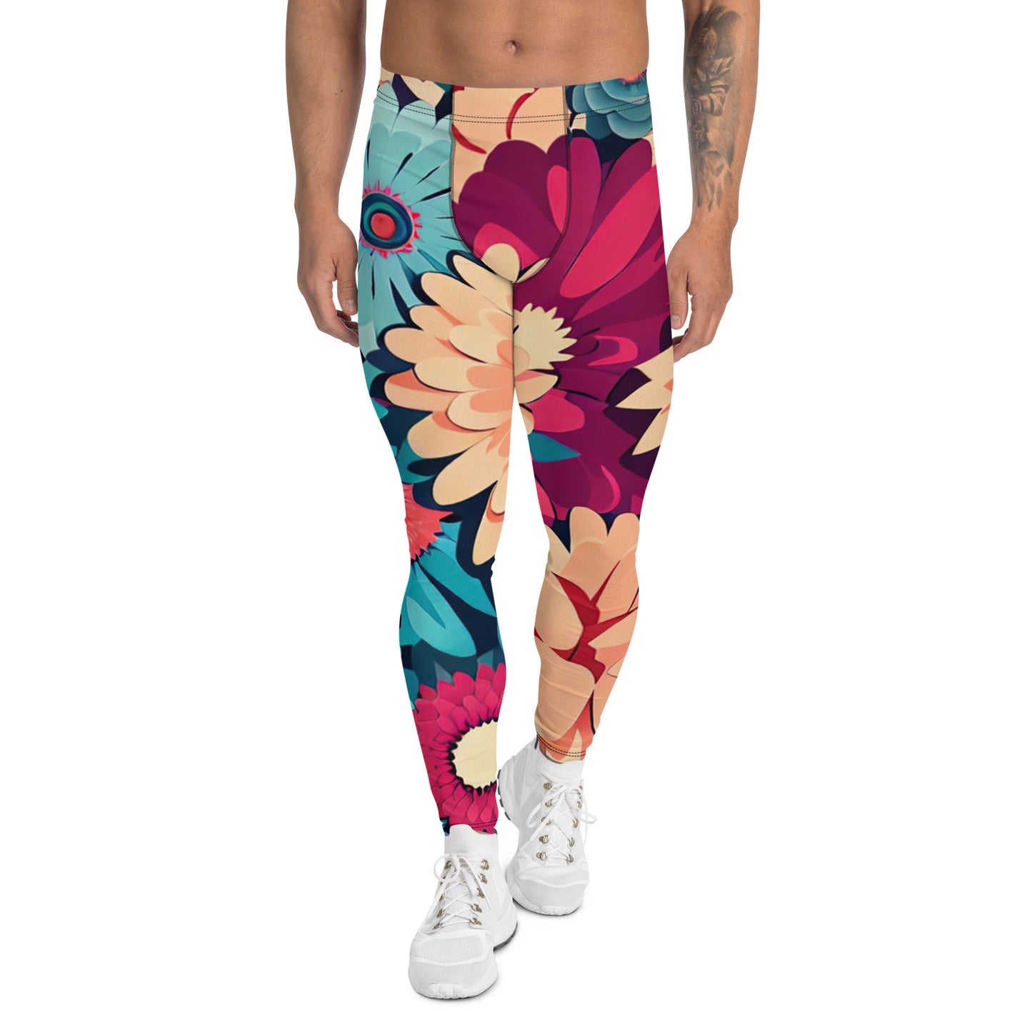 DMV 0293 Floral Men's Leggings