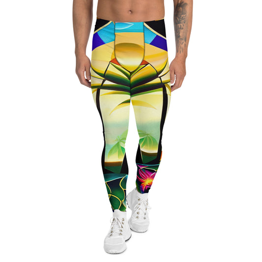 DMV 0258 Retro Art Men's Leggings