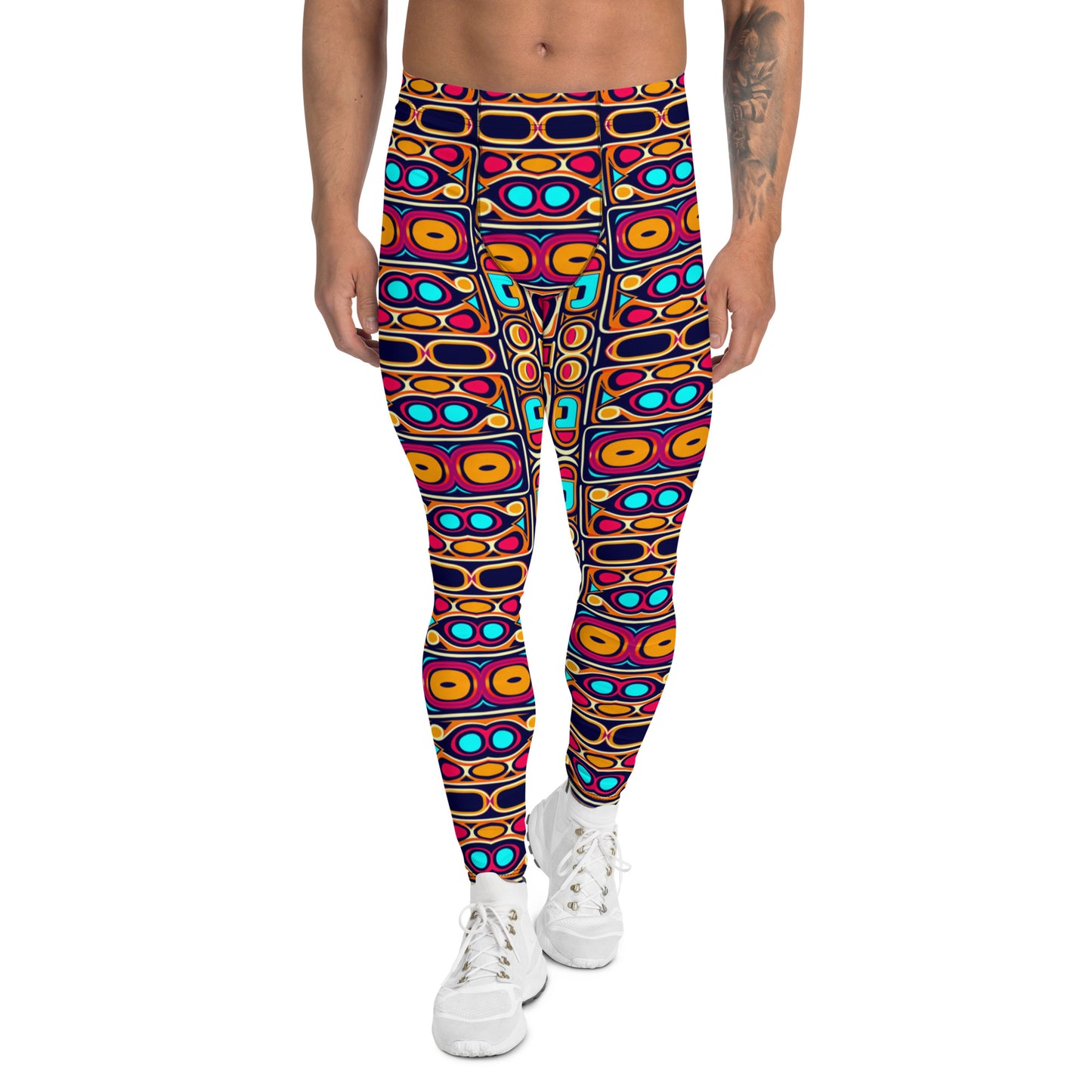 DMV 0185 Vintage Artsy Men's Leggings