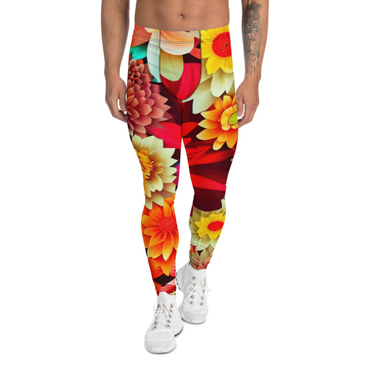 DMV 0419 Floral Men's Leggings