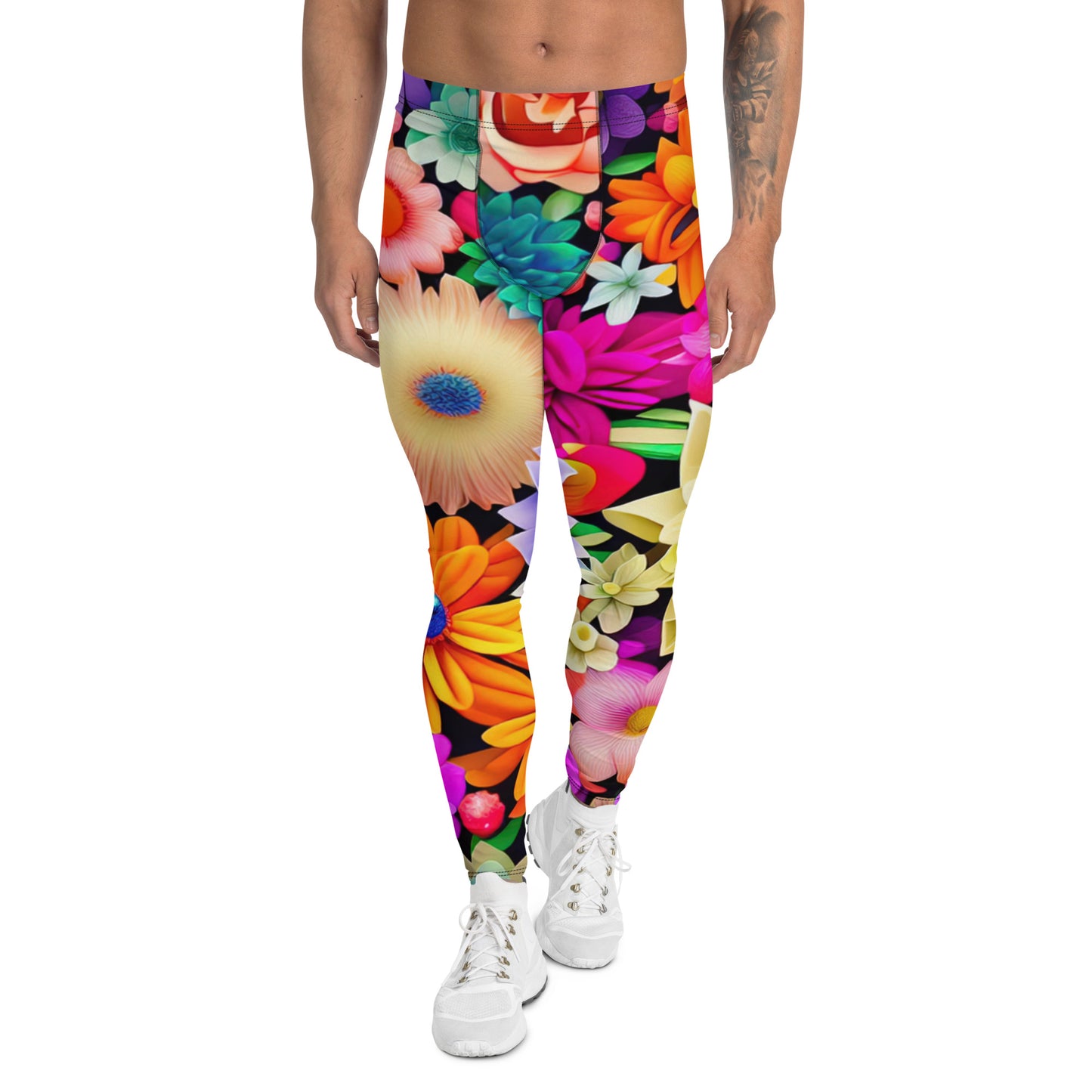 DMV 0627 Floral Men's Leggings