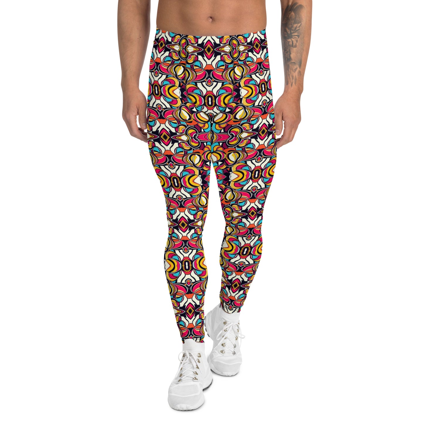 DMV 1639 Vintage Artsy Men's Leggings