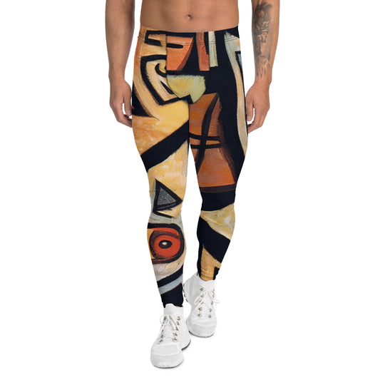 DMV 0376 Retro Art Men's Leggings