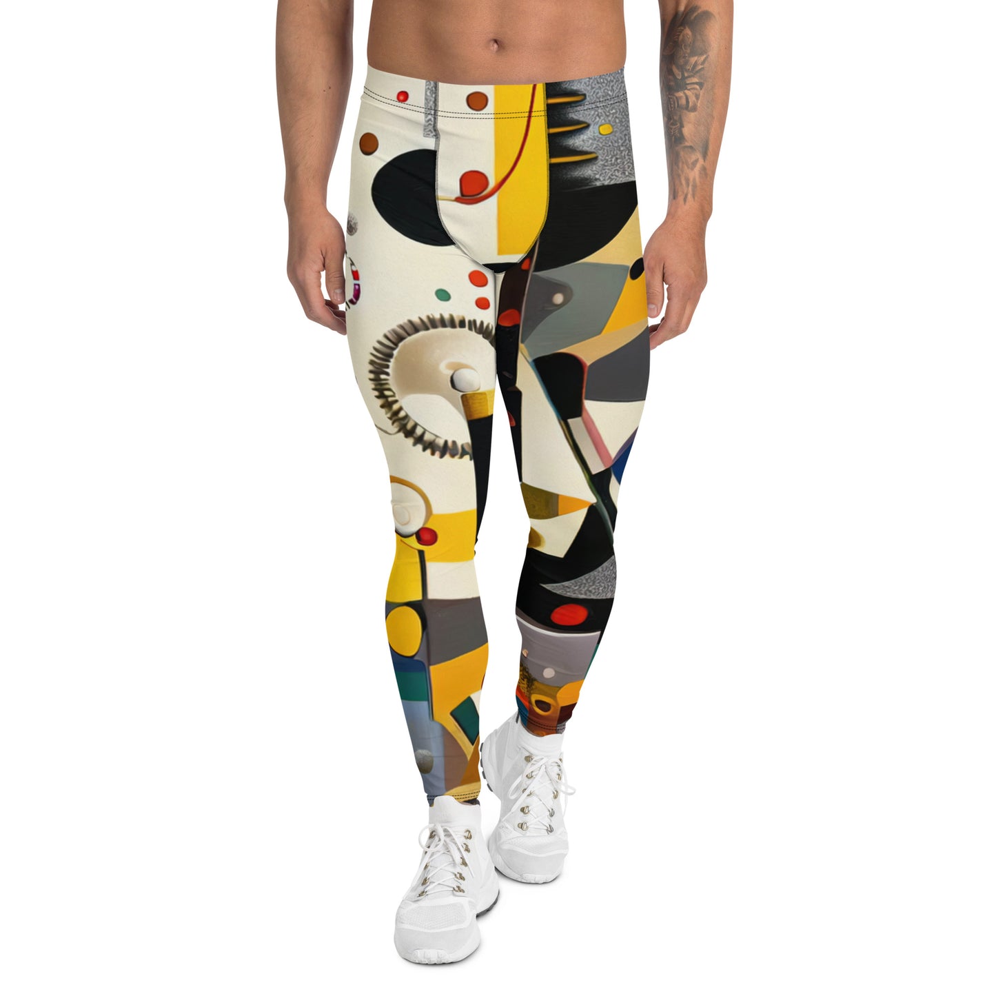 DMV 1267 Retro Art Men's Leggings