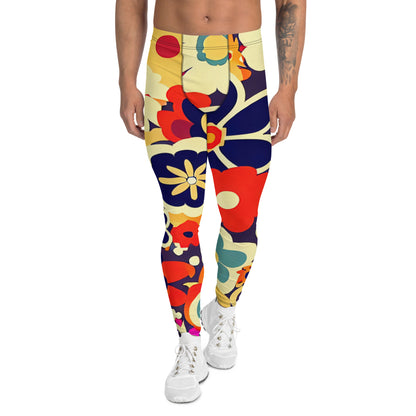 DMV 1333 Floral Men's Leggings