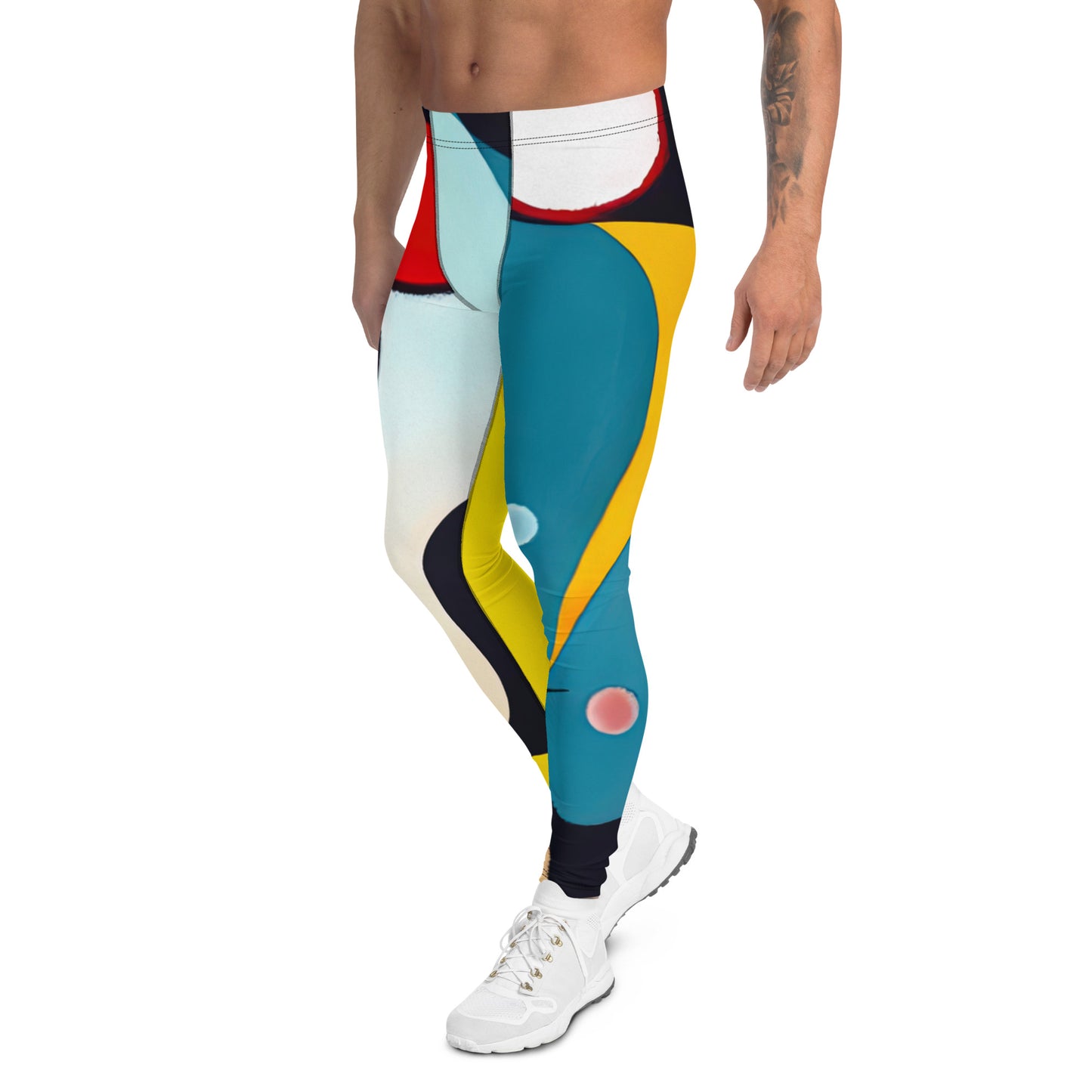 DMV 0037 Retro Art Men's Leggings