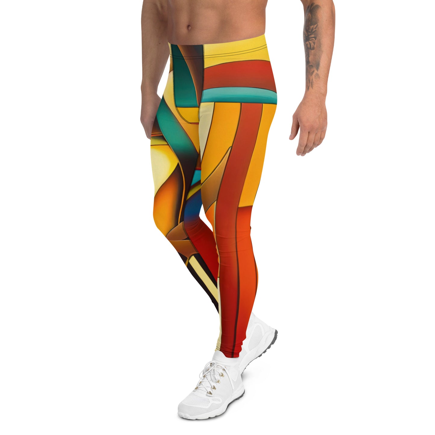 DMV 0048 Retro Art Men's Leggings