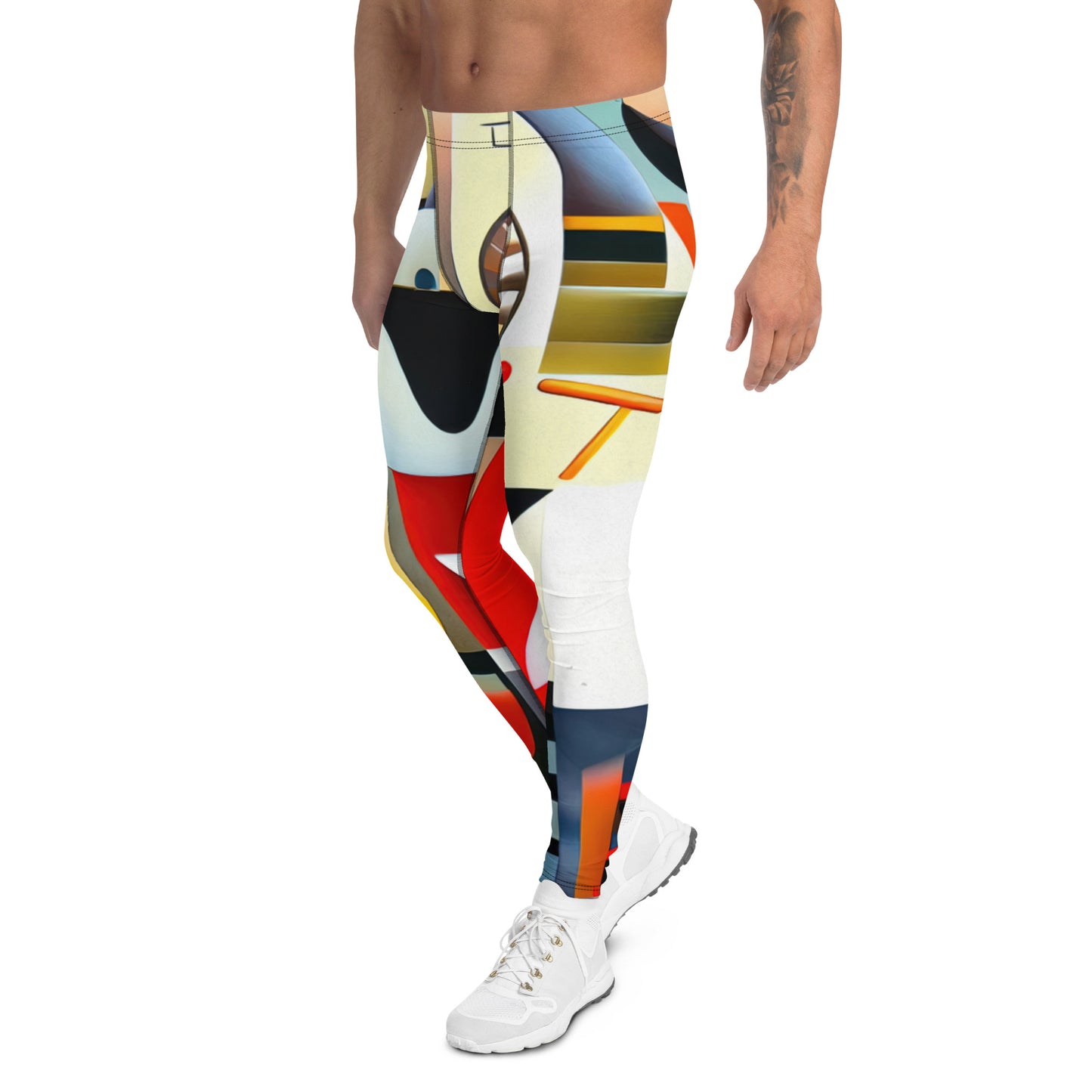 DMV 0022 Retro Art Men's Leggings