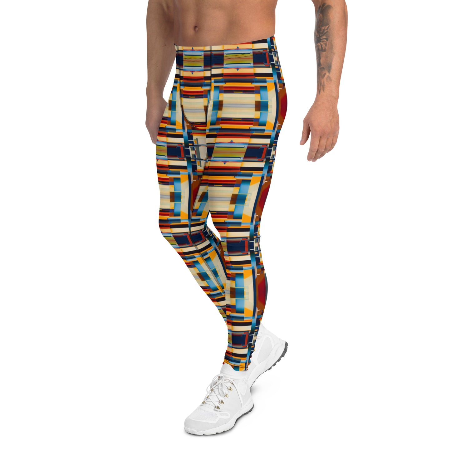 DMV 0244 Geo Boho Men's Leggings