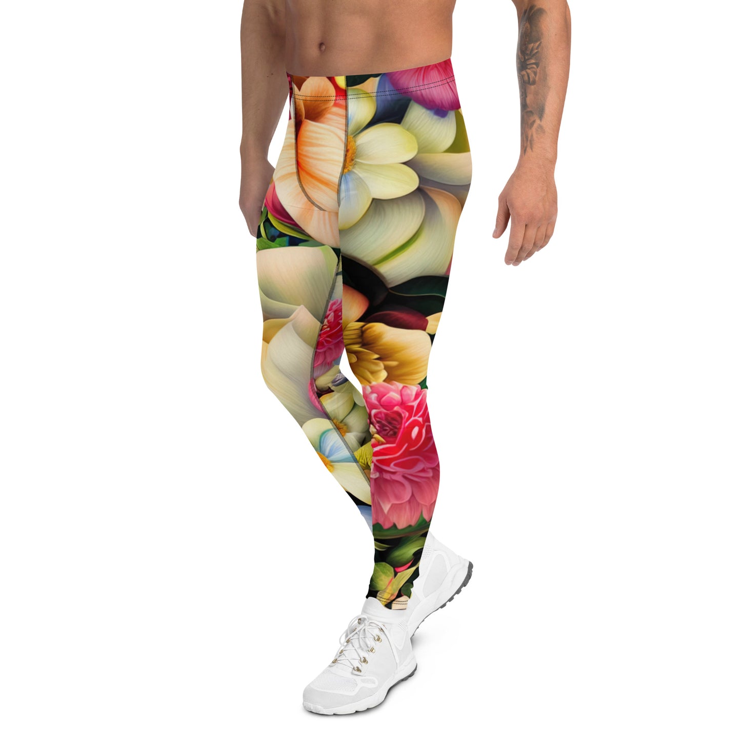 DMV 0088 Floral Men's Leggings