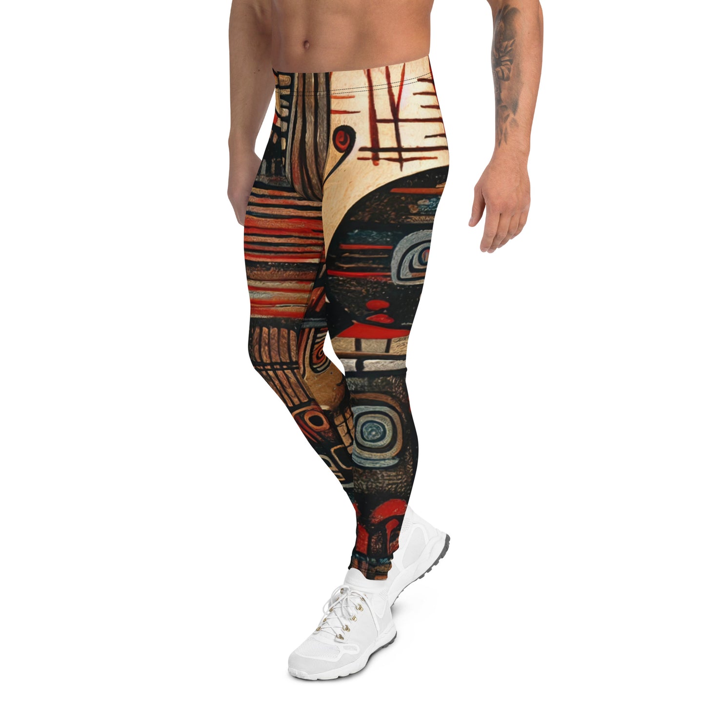 DMV 0256 Retro Art Men's Leggings