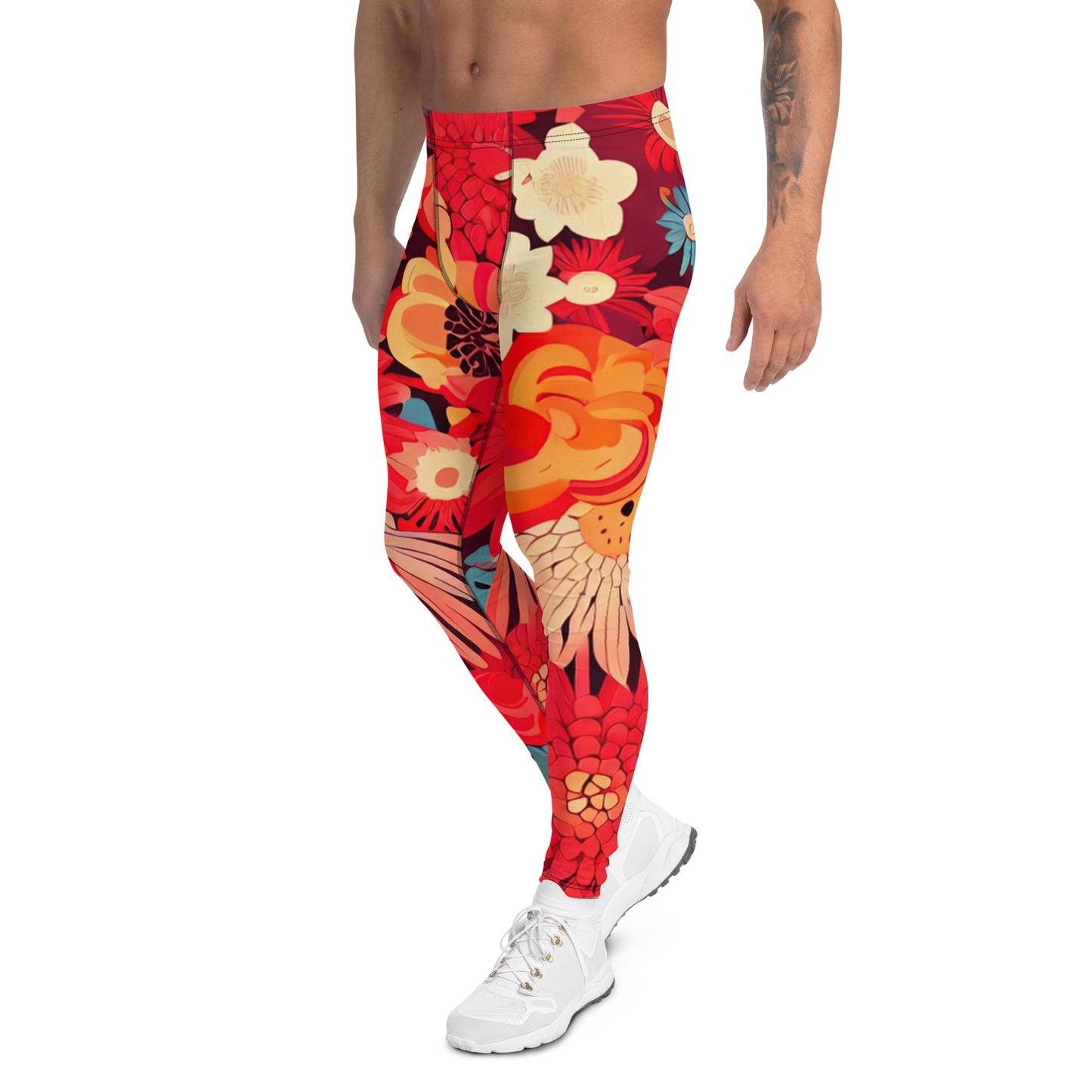 DMV 0105 Floral Men's Leggings