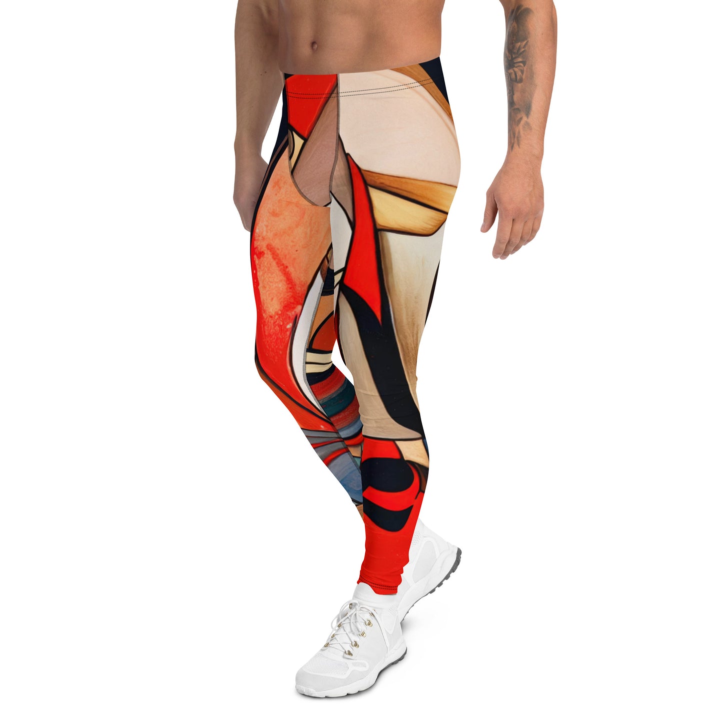 DMV 0214 Retro Art Men's Leggings