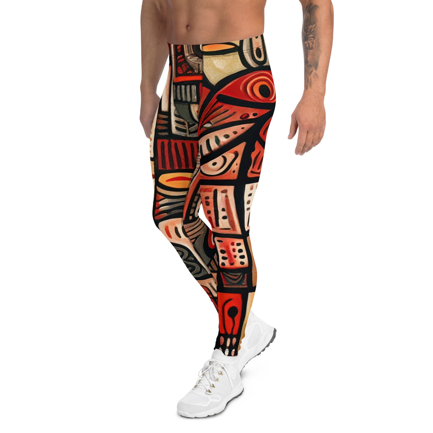 DMV 0107 Retro Art Men's Leggings