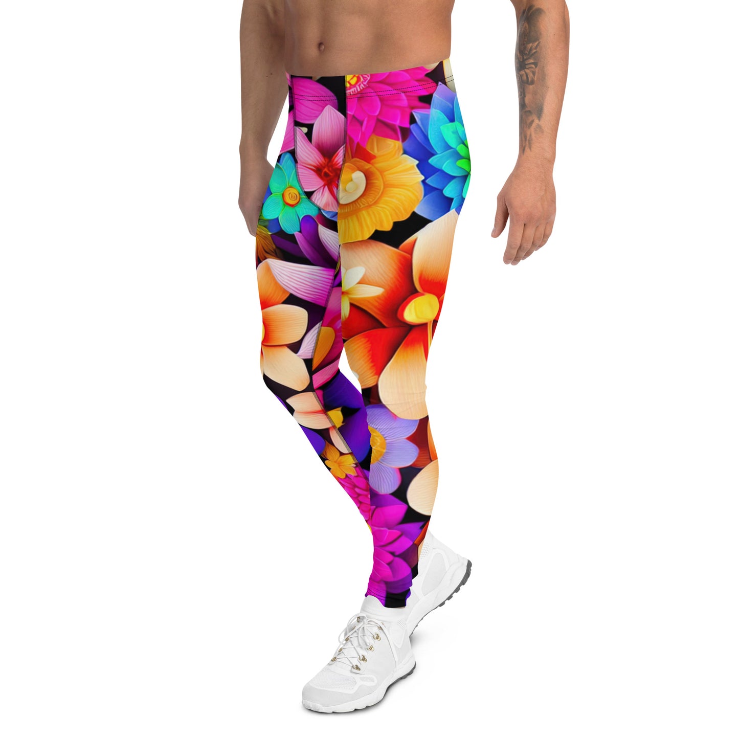 DMV 0136 Floral Men's Leggings