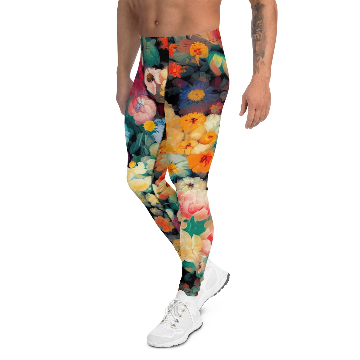 DMV 0150 Floral Men's Leggings