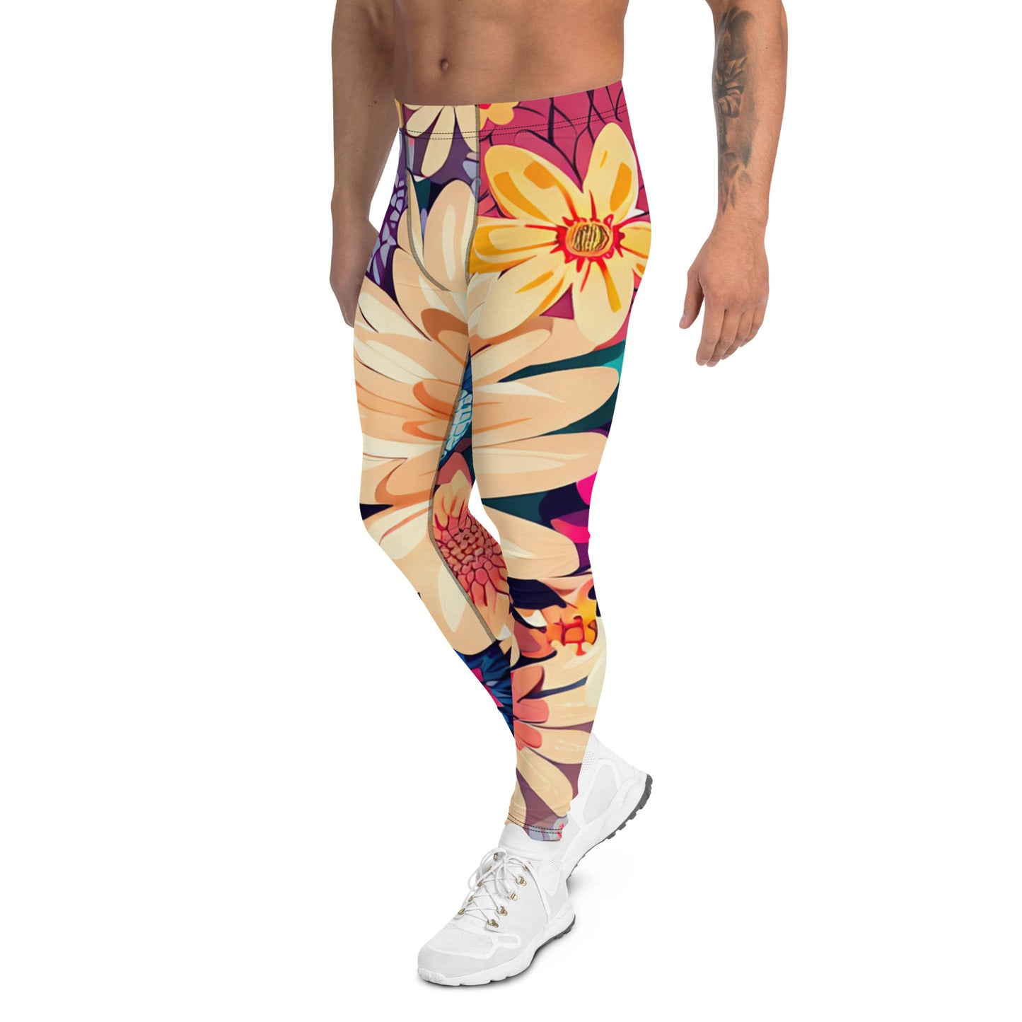 DMV 0137 Floral Men's Leggings