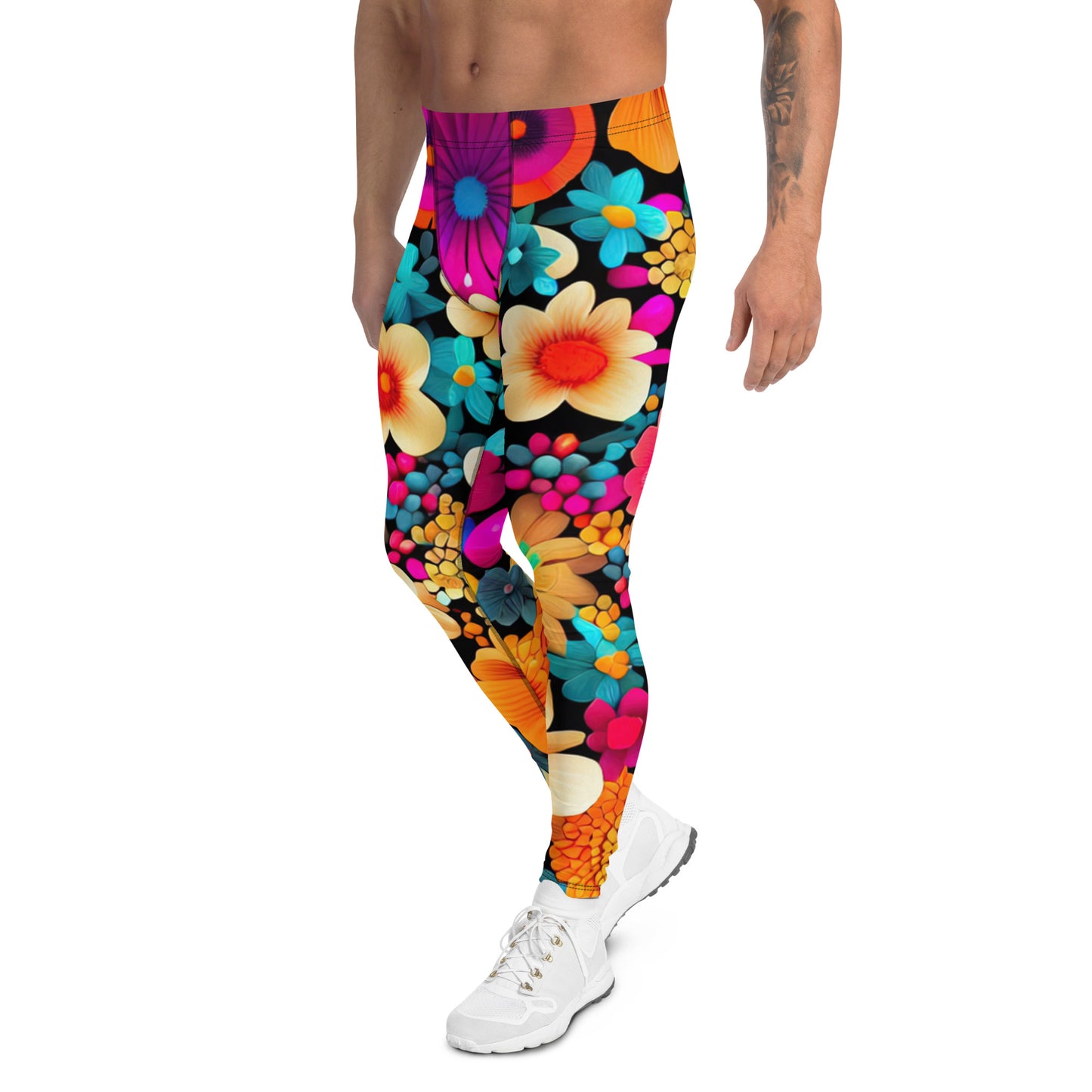 DMV 0259 Floral Men's Leggings