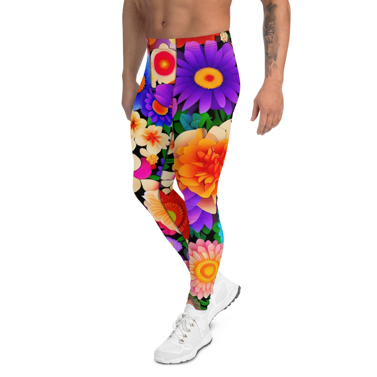 DMV 0309 Floral Men's Leggings