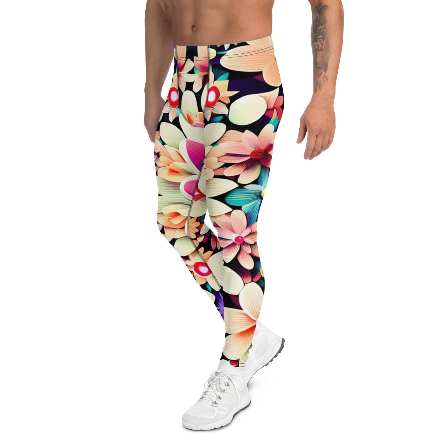 DMV 0307 Floral Men's Leggings