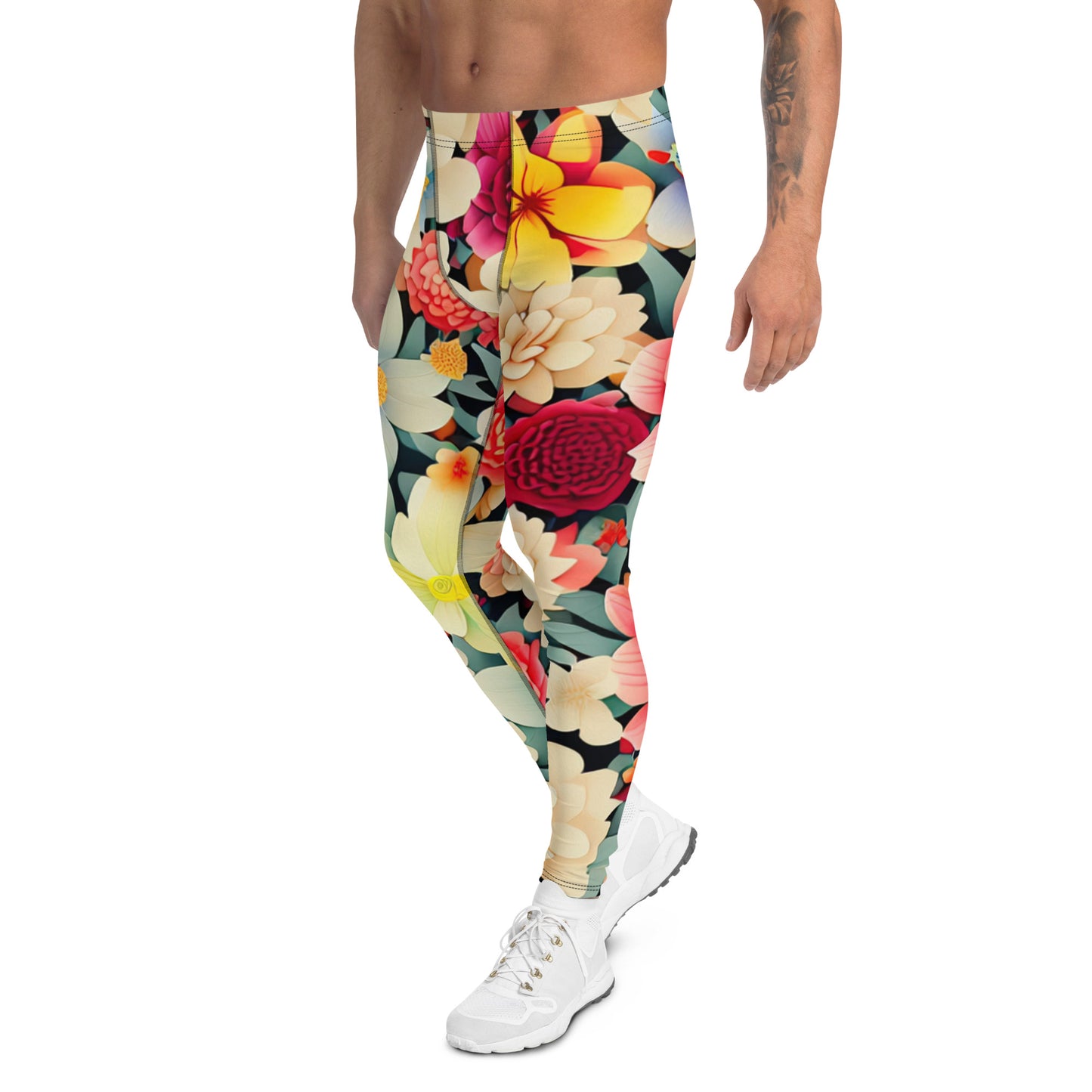 DMV 0260 Floral Men's Leggings