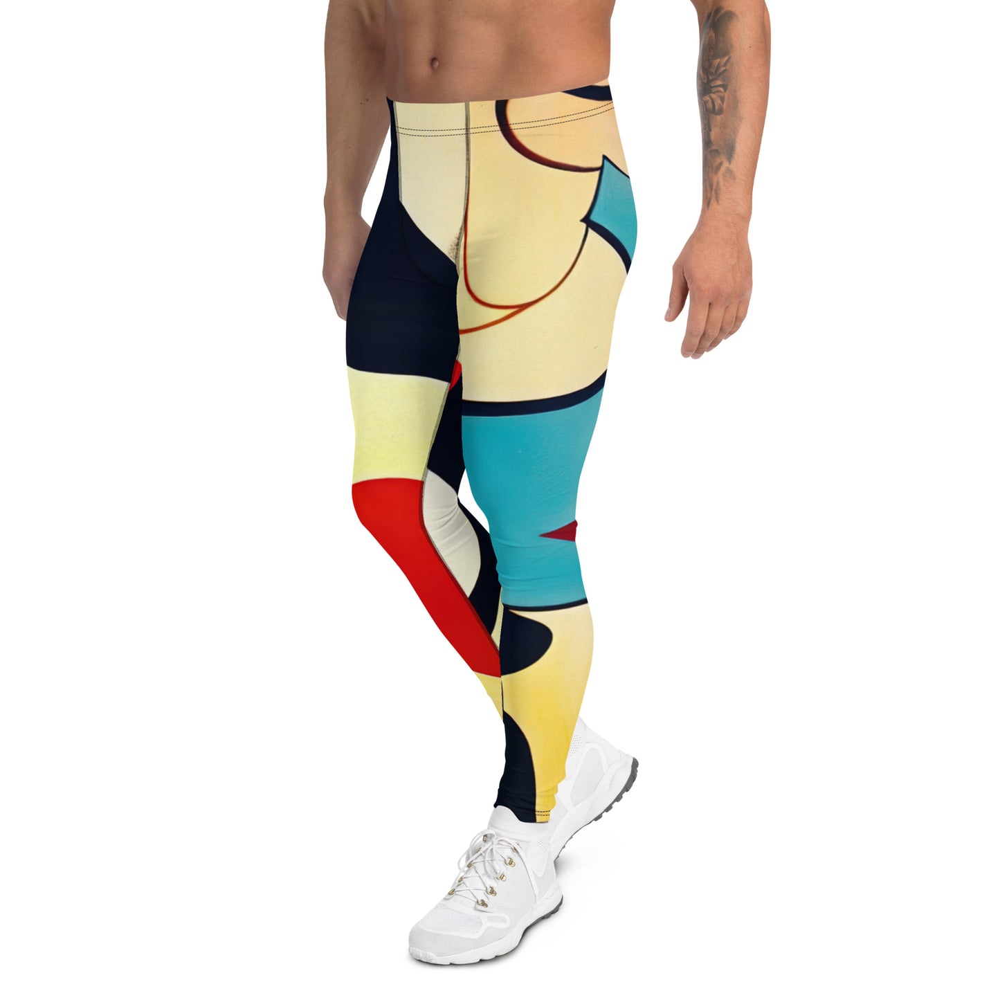 DMV 1356 Retro Art Men's Leggings