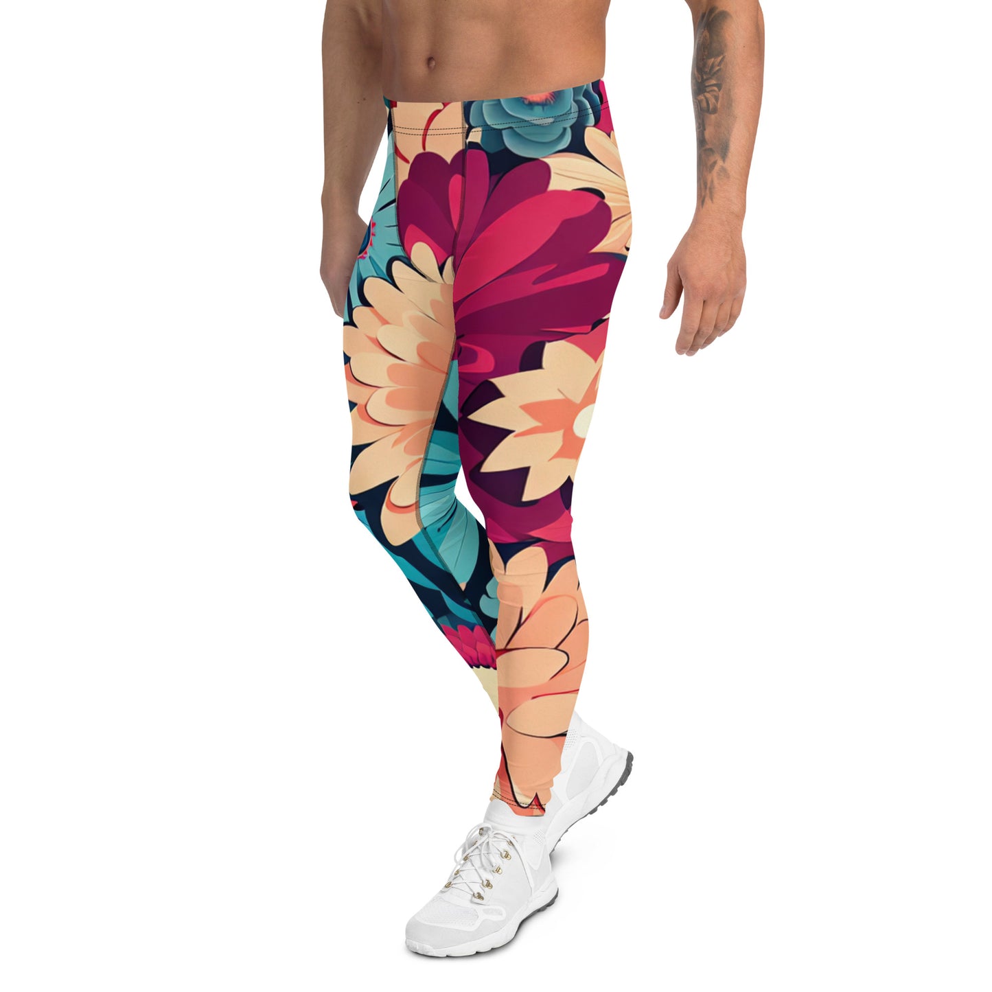 DMV 0293 Floral Men's Leggings