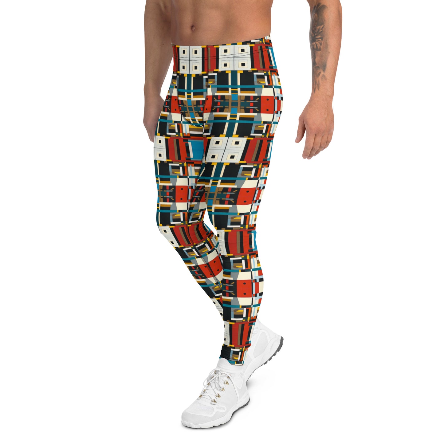 DMV 0410 Geo Boho Men's Leggings